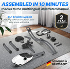 Folding Exercise Bike 286 Lbs Capacity Extra Silent