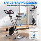 Folding Exercise Bike Extra Silent with Relax Foam