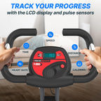 Folding Exercise Bike Extra Silent with Relax Foam