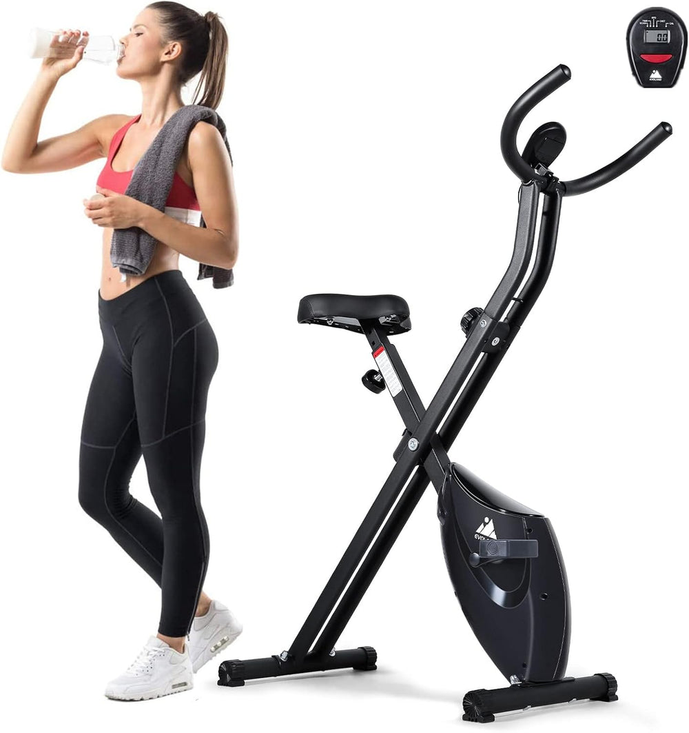 Folding Exercise Bike Indoor Cycling Stationary
