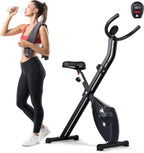 Folding Exercise Bike Indoor Cycling Stationary
