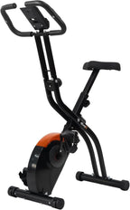 Folding Exercise Bike with 16-Level Magnetic Resistance Heart