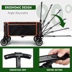 Folding Festival Trolley Collapsible Camping Garden Cart