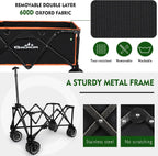 Folding Festival Trolley Collapsible Camping Garden Cart