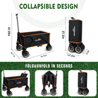 Folding Festival Trolley Collapsible Camping Garden Cart