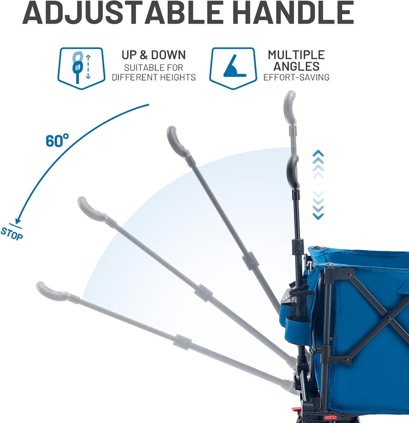 Folding Festival Trolley on Wheels 250L