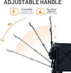Folding Festival Trolley on Wheels 250L Foldable Camping