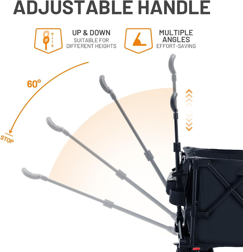 Folding Festival Trolley on Wheels 250L