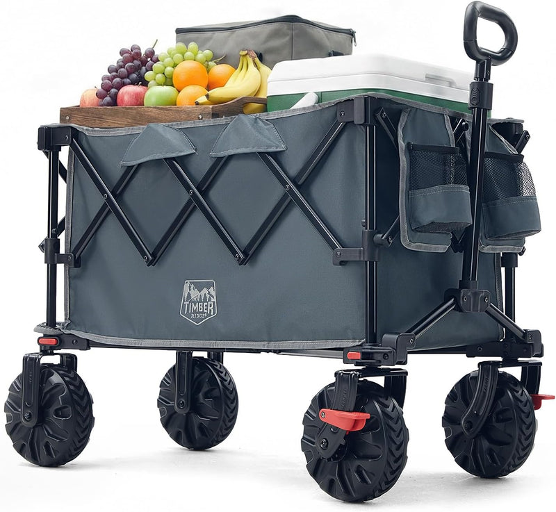 Folding Festival Trolley on Wheels 250L