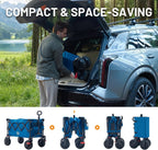 Folding Festival Trolley on Wheels 250L Foldable Camping