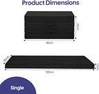 Folding Floor Mattress 4-Fold High Density Foam Foldable