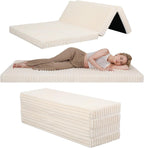 Folding Floor Mattress 4-Fold High Density Foam Foldable