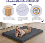 Folding Floor Mattress 4-Fold High Density Foam Foldable