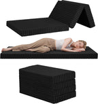 Folding Floor Mattress 4-Fold High Density Foam Foldable