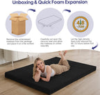 Folding Floor Mattress 4-Fold High Density Foam Foldable