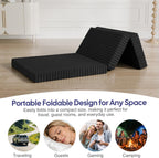 Folding Floor Mattress 4-Fold High Density Foam Foldable