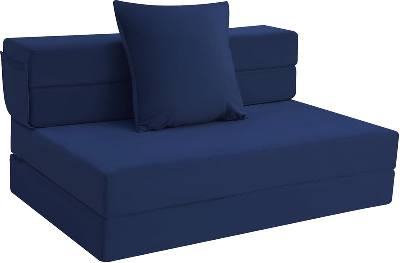 Folding Mattress Corduroy Fold Out Sofa Bed