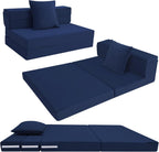 Folding Mattress Corduroy Fold Out Sofa Bed