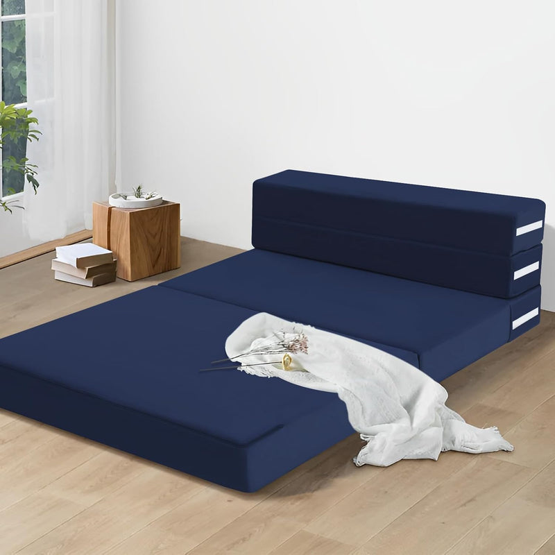 Folding Mattress Corduroy Fold Out Sofa Bed