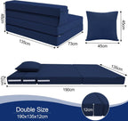 Folding Mattress Corduroy Fold Out Sofa Bed