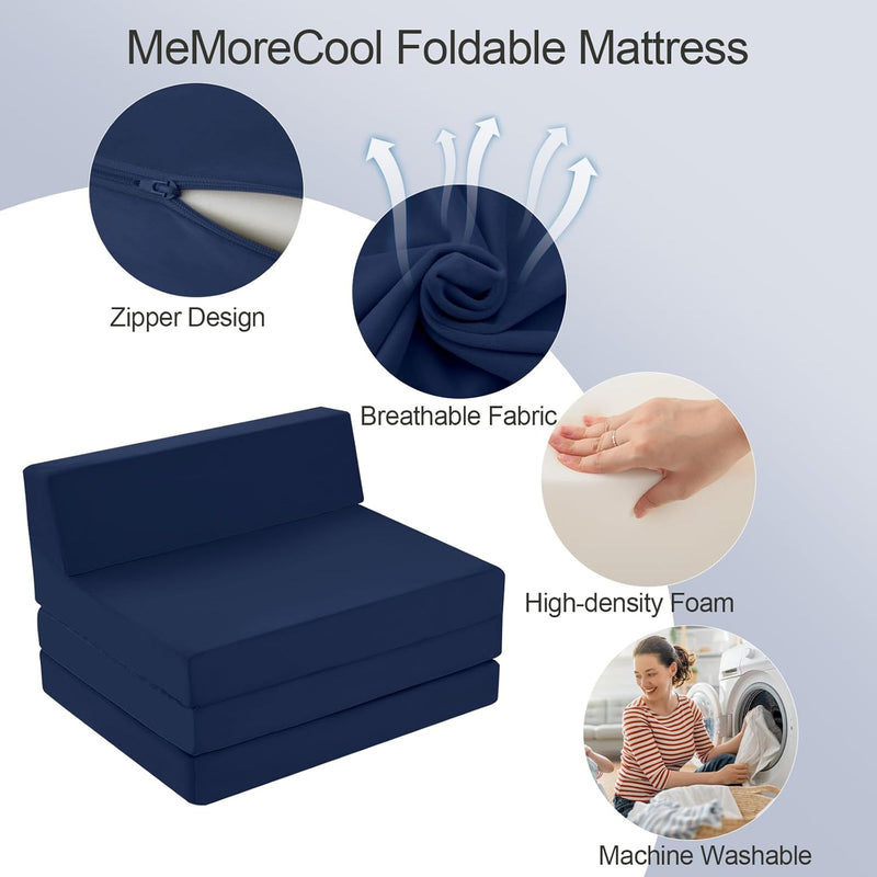 Folding Floor Mattress High Density Foam Fold Out