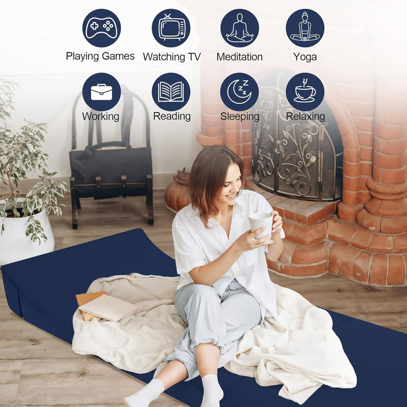 Folding Floor Mattress High Density Foam Fold Out