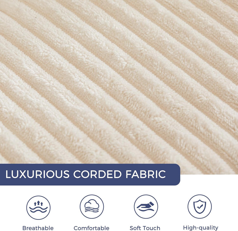 Folding Foam Sofa Bed Tri-Fold Mattress with Pillow