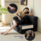 Folding Foam Sofa Bed Tri-Fold Mattress with 2