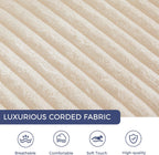 Folding Foam Sofa Bed Tri-Fold Mattress with Pillow