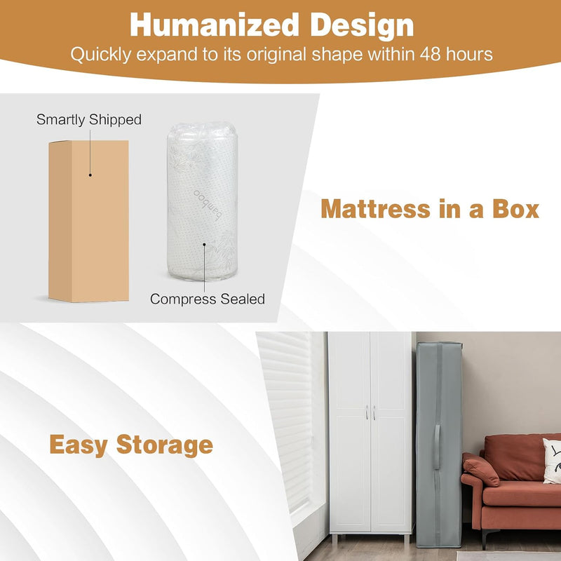 Folding Gel Memory Foam Mattress