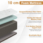 Folding Gel Memory Foam Mattress