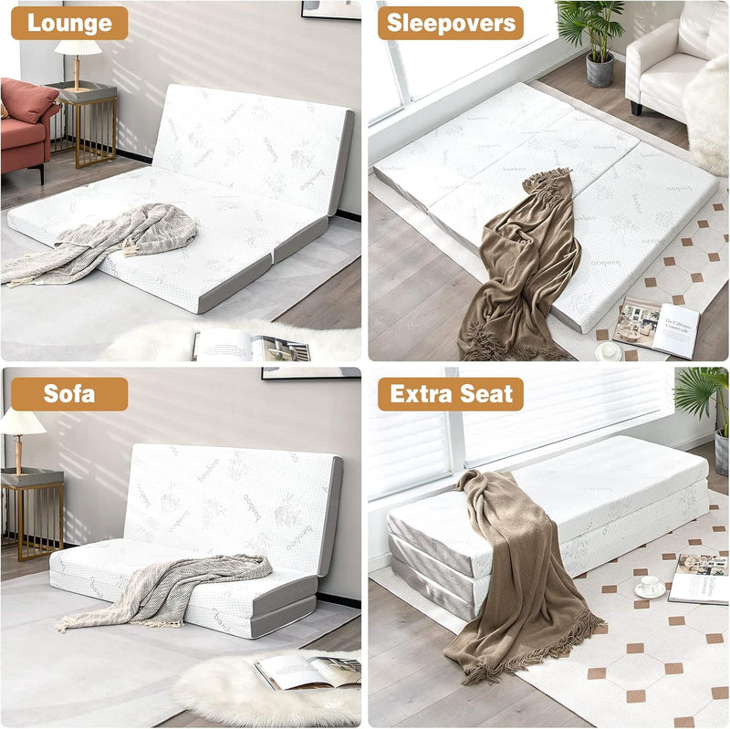Folding Gel Memory Foam Mattress