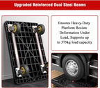 Folding Hand Truck Dolly Cart with Wheels Platform