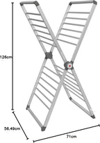 Folding Heated Clothes Airer 12.5m Laundry Drying Space