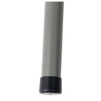 Folding High Stools Steel Frame Plastic Seat (2 Pack)