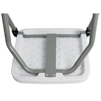 Folding High Stools Steel Frame Plastic Seat (2 Pack)