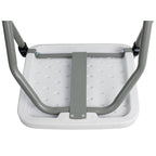 Folding High Stools Steel Frame Plastic Seat (2 Pack)