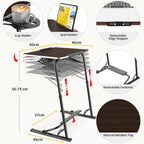 Folding Laptop Table for Sofa Sturdy Work Dinner