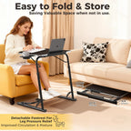 Folding Laptop Table for Sofa Sturdy Work Dinner