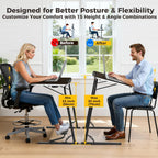 Folding Laptop Table for Sofa Sturdy Work Dinner