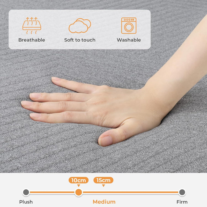 Folding Mattress 10CM Memory Foam Foldable