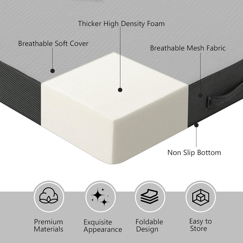 Folding Floor Mattress Portable Futon