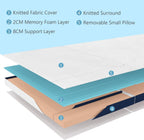 Folding Mattress 10CM with Portable Pillow and Storage