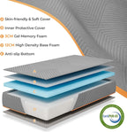 Folding Mattress 15CM Gel Memory Foam Foldable Tri-Fold