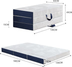 Folding Mattress 15CM Single with Portable Pillow