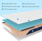 Folding Mattress 15CM Single with Portable Pillow