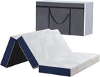 Folding Mattress 15CM Single with Portable Pillow
