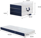 Folding Mattress 15CM Single with Portable Pillow