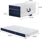 Folding Mattress 15CM Single with Portable Pillow