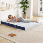 Folding Mattress 15CM Single with Portable Pillow